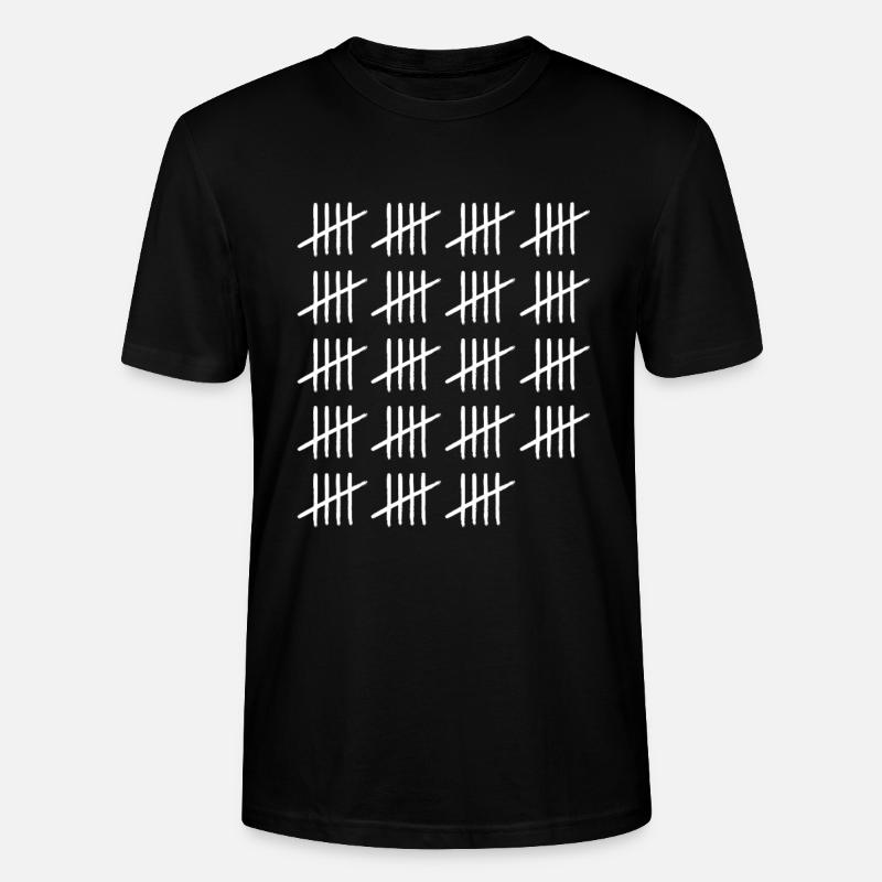 Compteurs 95 ans 95ème anniversaire - T-shirt bio CRAFTER Stanley Stella Unisexe - noir