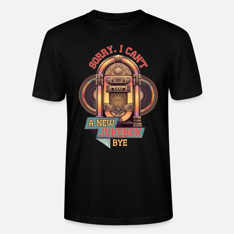 Collectionneurs de juke-box - T-shirt bio CRAFTER Stanley Stella Unisexe - noir