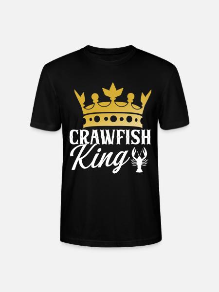 Crawfish Gifts - Stanley/Stella CRAFTER Unisex Organic T-Shirt - black