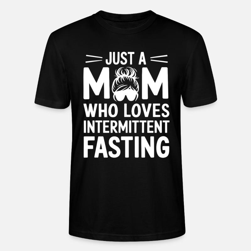 Jeûne intermittent Jeûne intermittent - T-shirt bio CRAFTER Stanley Stella Unisexe - noir