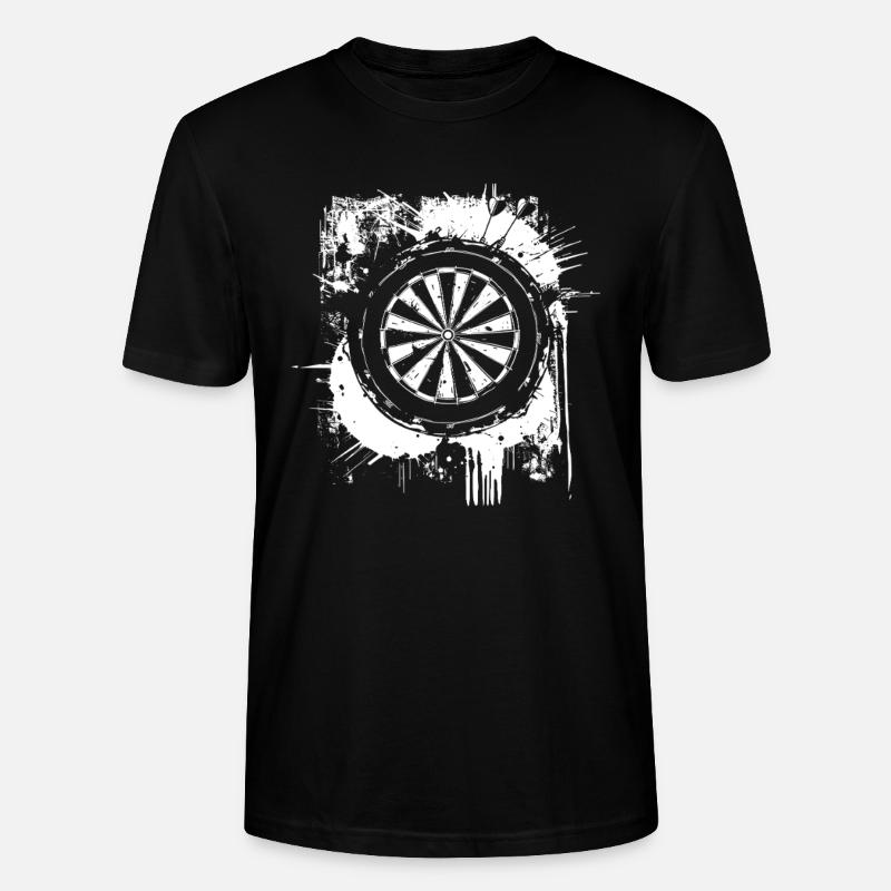 Dartscheibe Graffiti - Stanley/Stella Unisex Bio-T-Shirt CRAFTER - Schwarz