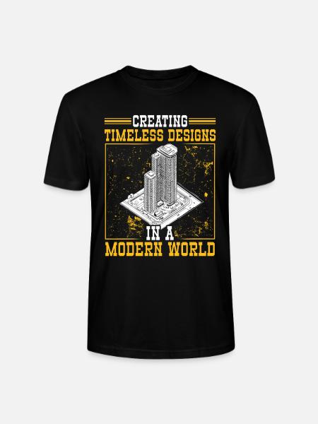 Architekt Architektur Geschenk Architekturstudent - Stanley/Stella Unisex Bio-T-Shirt CRAFTER - Schwarz