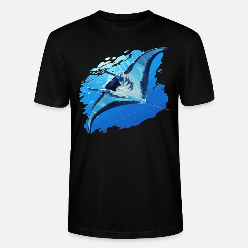 Manta Rays Manta Rays - Stanley/Stella CRAFTER Unisex Organic T-Shirt - black