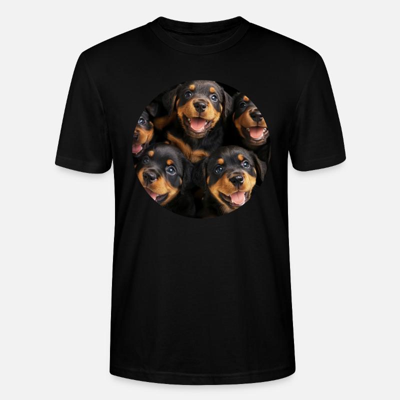 Rottweiler - Stanley/Stella Unisex Bio-T-Shirt CRAFTER - Schwarz