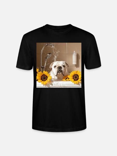 Bulldogge - Stanley/Stella Unisex Bio-T-Shirt CRAFTER - Schwarz