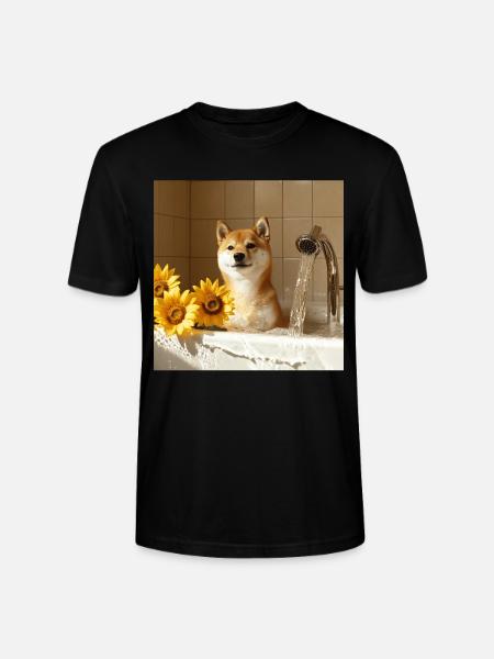 Shiba Inu - Stanley/Stella Unisex Bio-T-Shirt CRAFTER - Schwarz