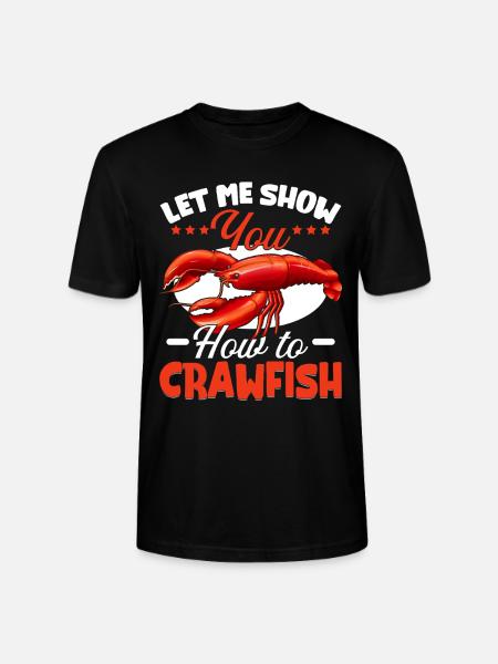 Crawfish Gifts - Stanley/Stella Unisex Bio-T-Shirt CRAFTER - Schwarz