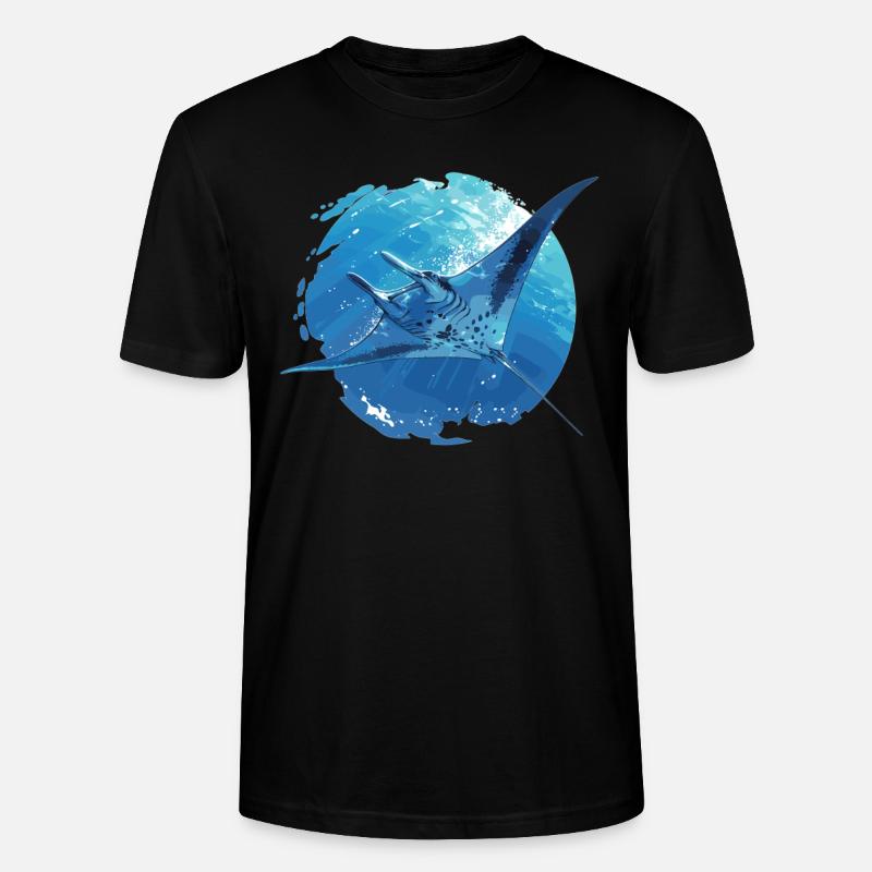 Mantas Manta Rochen - Stanley/Stella Unisex Bio-T-Shirt CRAFTER - Schwarz