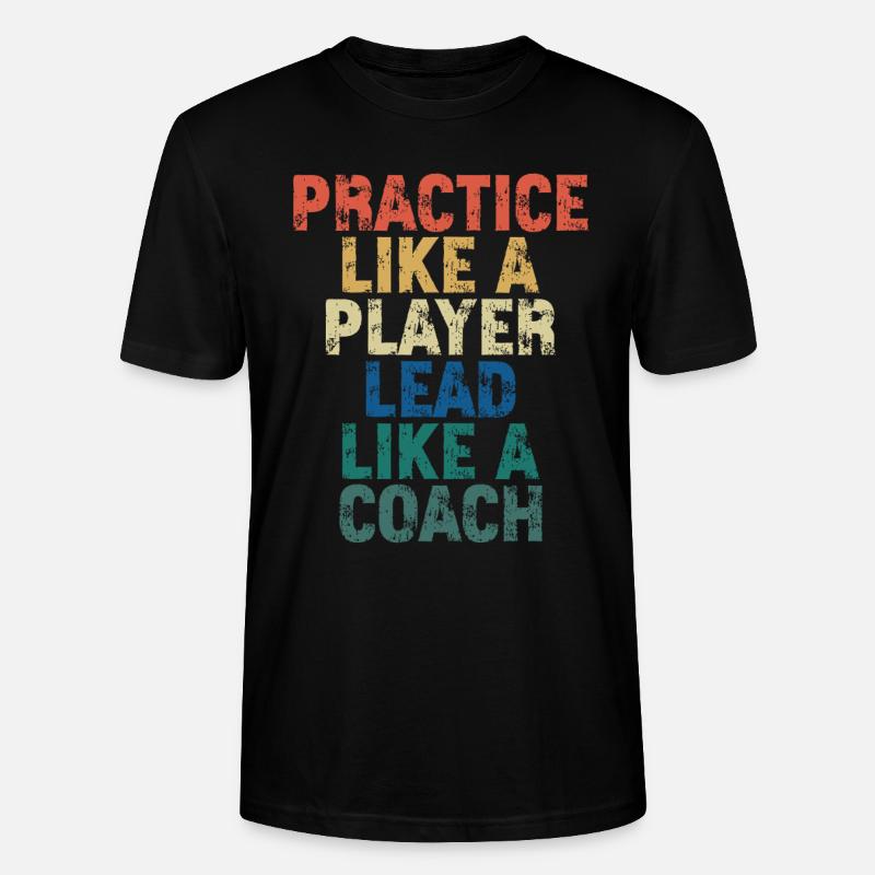 Trainer Geschenke Coach Geschenkidee - Stanley/Stella Unisex Bio-T-Shirt CRAFTER - Schwarz