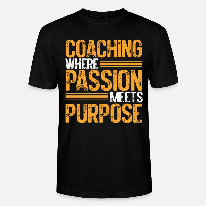 Trainer Geschenke Coach Geschenkidee - Stanley/Stella Unisex Bio-T-Shirt CRAFTER - Schwarz