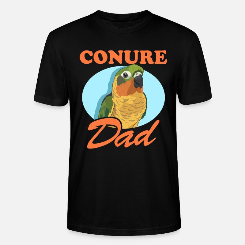 Conure Papa Perroquets Conures Cadeau - T-shirt bio CRAFTER Stanley Stella Unisexe - noir
