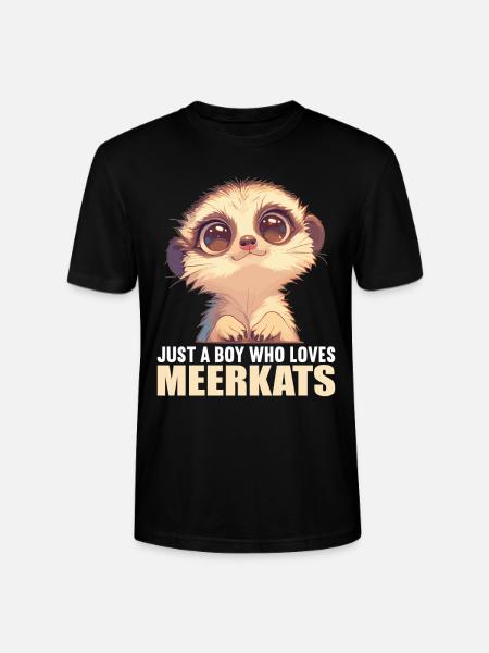 Meerkat Erdmännchen - Stanley/Stella Unisex Bio-T-Shirt CRAFTER - Schwarz