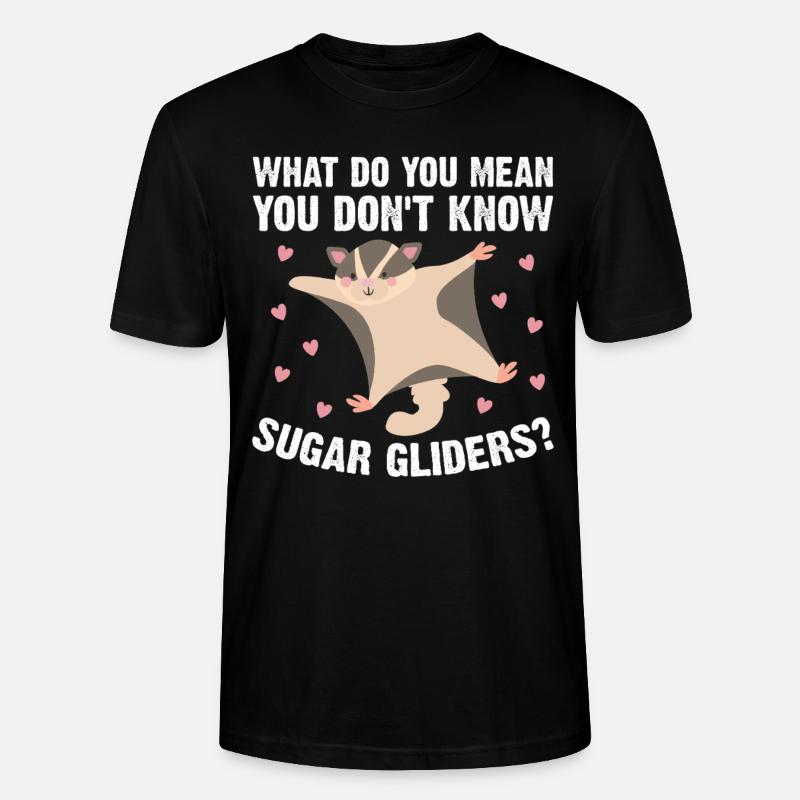 Planeur de sucre - T-shirt bio CRAFTER Stanley Stella Unisexe - noir