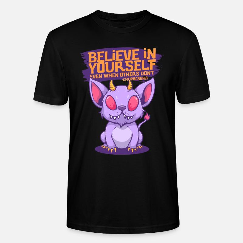 Cryptide de Chupacabra Cryptozoologie - T-shirt bio CRAFTER Stanley Stella Unisexe - noir
