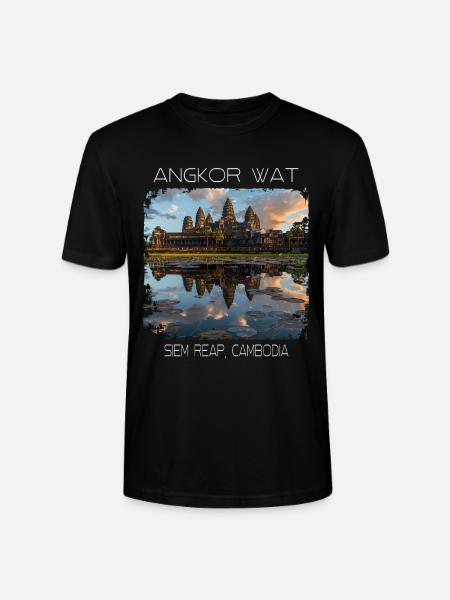 Angkor wat - Stanley/Stella Unisex Bio-T-Shirt CRAFTER - Schwarz