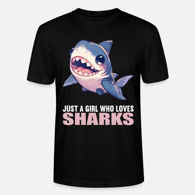 Requins Requin - T-shirt bio CRAFTER Stanley Stella Unisexe - noir
