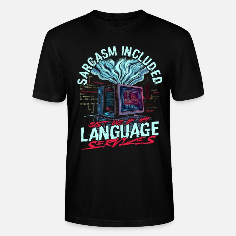 Computerlinguist - Stanley/Stella Unisex Bio-T-Shirt CRAFTER - Schwarz