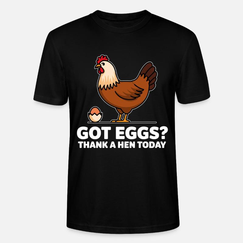 Poulets Poulets - T-shirt bio CRAFTER Stanley Stella Unisexe - noir