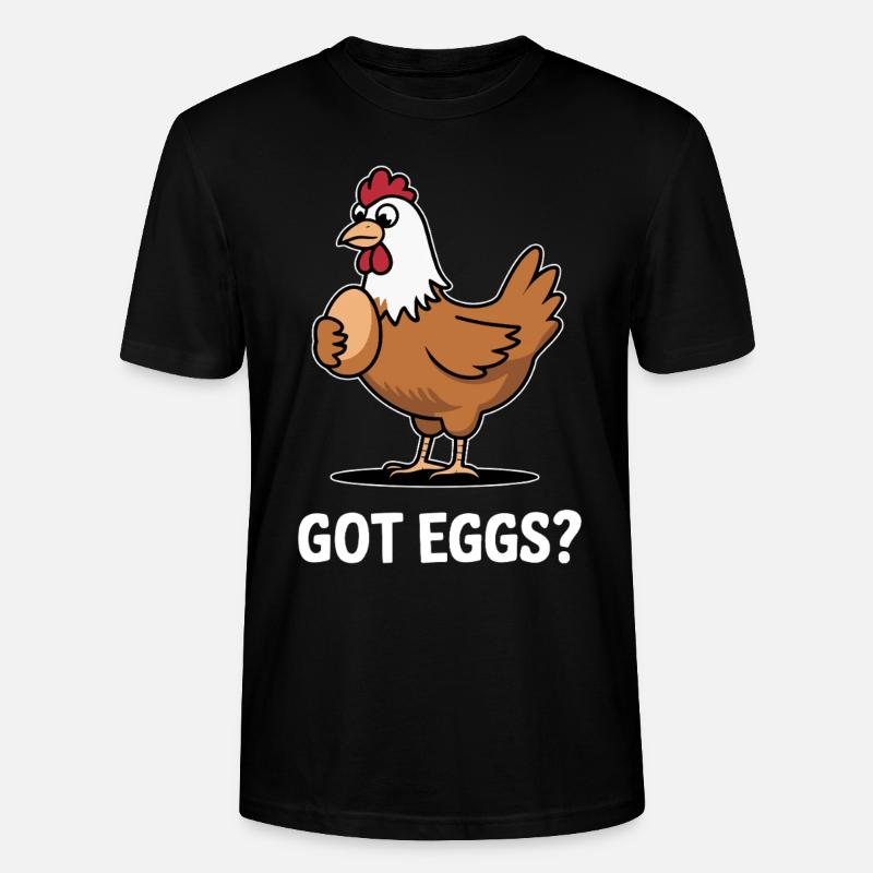 Poulets Poulets - T-shirt bio CRAFTER Stanley Stella Unisexe - noir