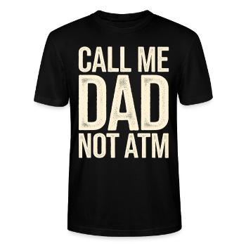 Geschenke Zum Vatertag Für Papa - Stanley/Stella Unisex Bio-T-Shirt CRAFTER - Schwarz - Vorne - Alina (178cm) & Michal (187cm)