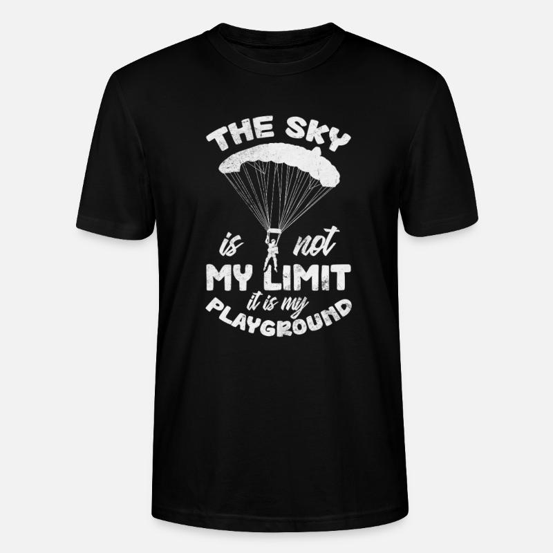 Skydive - Stanley/Stella Unisex Bio-T-Shirt CRAFTER - Schwarz