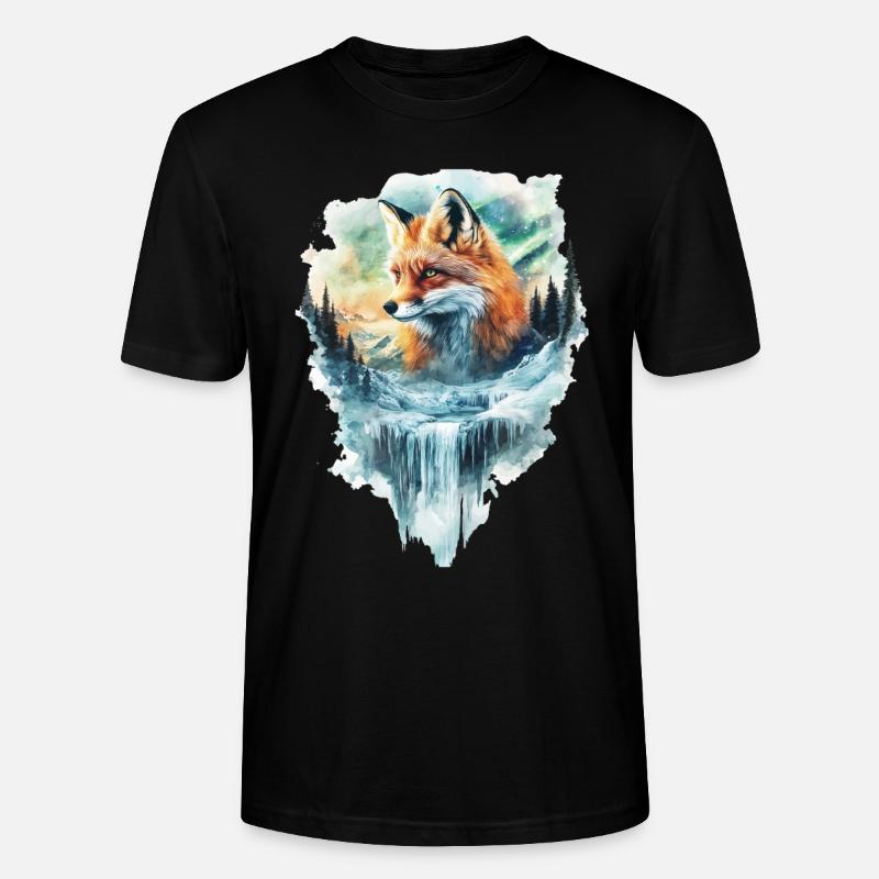 Fuchs - Stanley/Stella Unisex Bio-T-Shirt CRAFTER - Schwarz