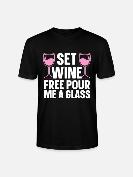 Wine Tasting Funny Wine Lover - Stanley/Stella Unisex Bio-T-Shirt CRAFTER - Schwarz