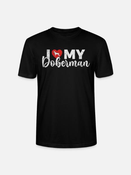 Cadeaux Doberman - T-shirt bio CRAFTER Stanley Stella Unisexe - noir