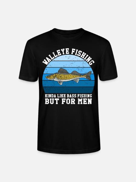 Walleye Zanderfischen Fischer Angler - Stanley/Stella Unisex Bio-T-Shirt CRAFTER - Schwarz