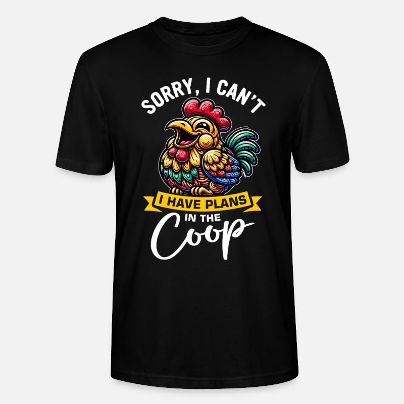 Poulets Poulets - T-shirt bio CRAFTER Stanley Stella Unisexe - noir