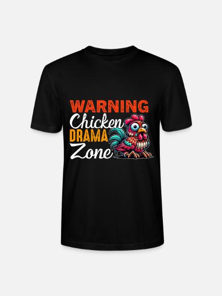 Chicken Chickens - Stanley/Stella CRAFTER Unisex Organic T-Shirt - black