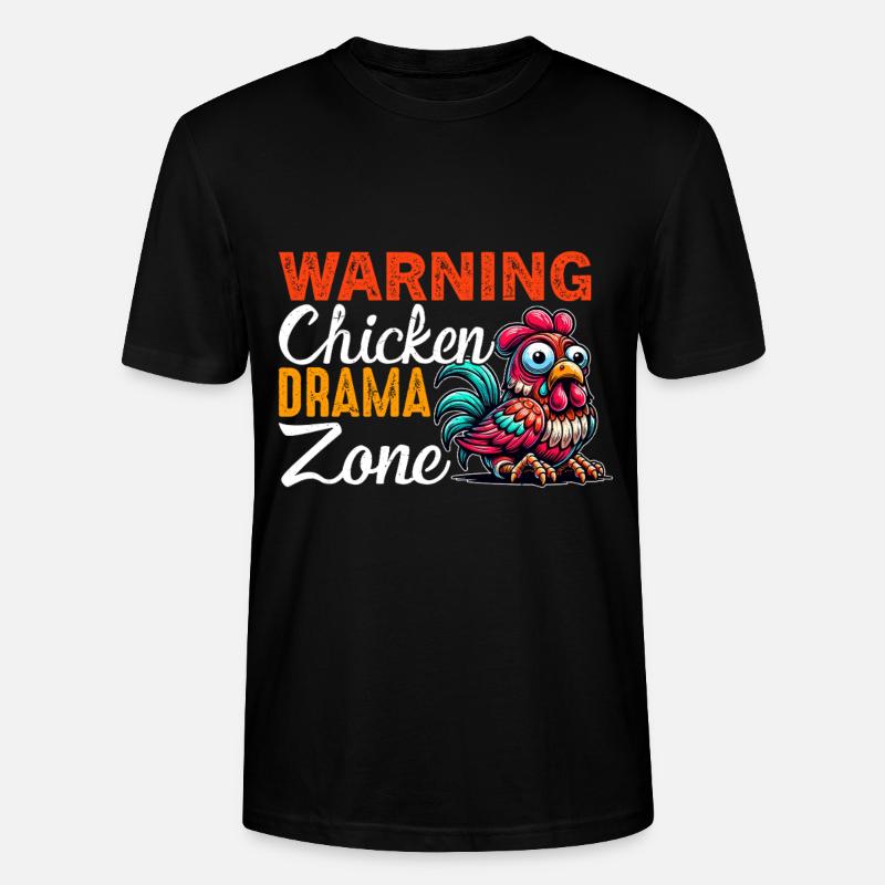 Poulets Poulets - T-shirt bio CRAFTER Stanley Stella Unisexe - noir