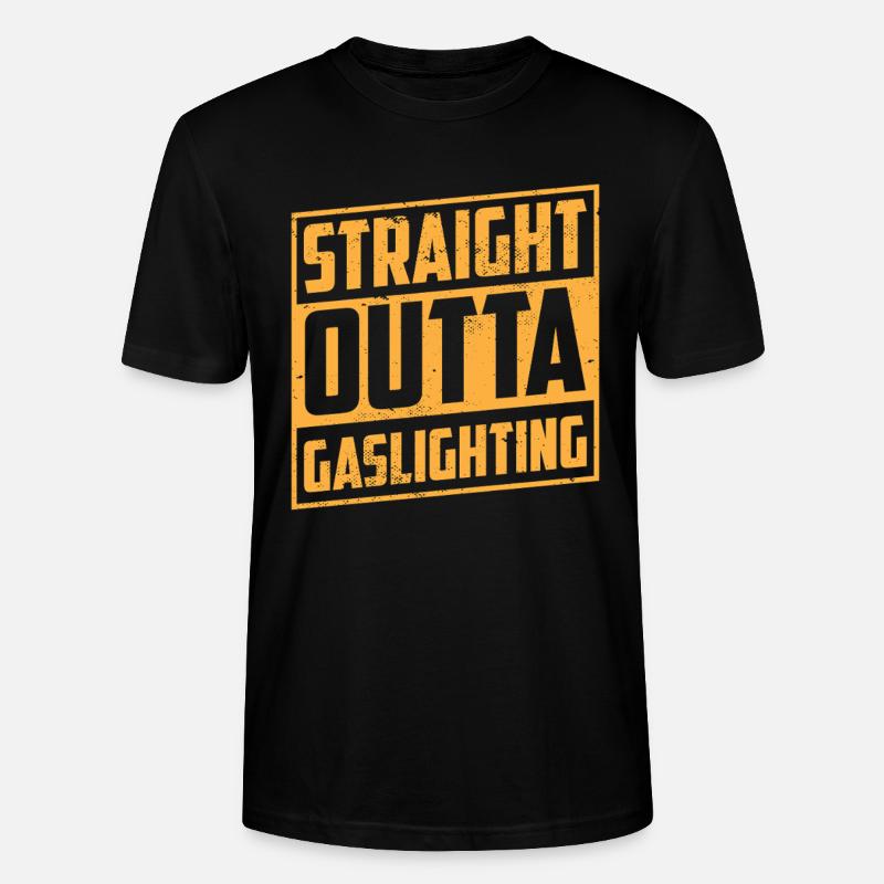 Véritable éclairage au gaz professionnel - T-shirt bio CRAFTER Stanley Stella Unisexe - noir