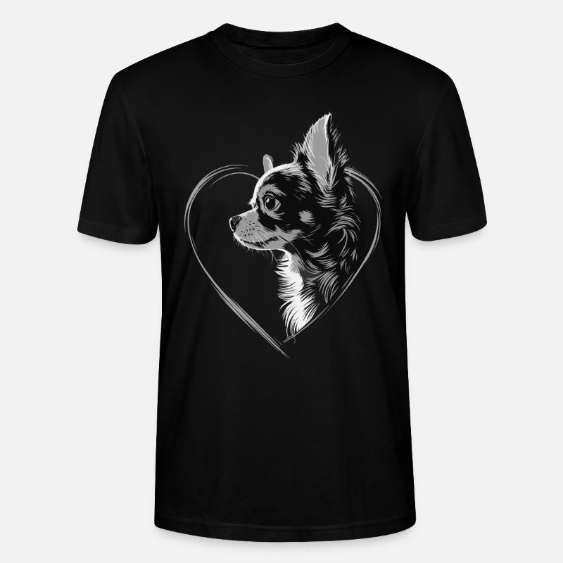 Chihuahua - Stanley/Stella Unisex Bio-T-Shirt CRAFTER - Schwarz