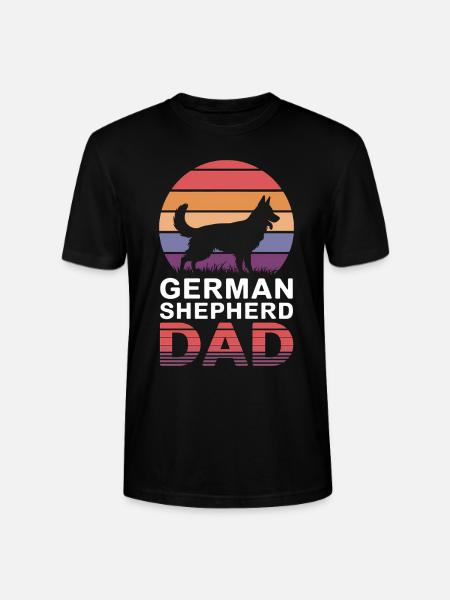 Deutscher Schäferhund Spruch Schäferhund Geschenk - Stanley/Stella Unisex Bio-T-Shirt CRAFTER - Schwarz
