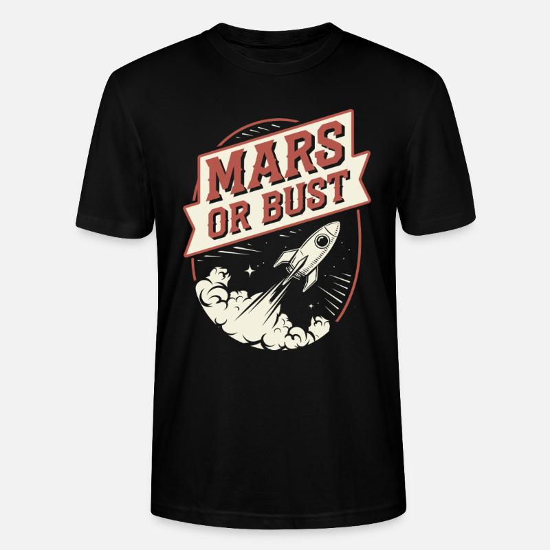Astrobiologie Exploration spatiale Extraterrestre - T-shirt bio CRAFTER Stanley Stella Unisexe - noir