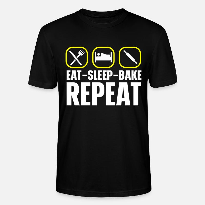 Baking Bakery Baker - Stanley/Stella Unisex Bio-T-Shirt CRAFTER - Schwarz