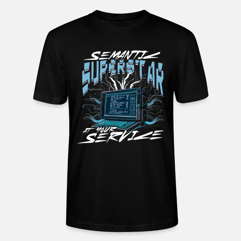 Computerlinguist - Stanley/Stella Unisex Bio-T-Shirt CRAFTER - Schwarz