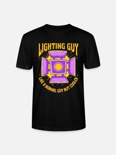 Lichttechniker Beleuchtungstechniker Lighting Guy - Stanley/Stella Unisex Bio-T-Shirt CRAFTER - Schwarz