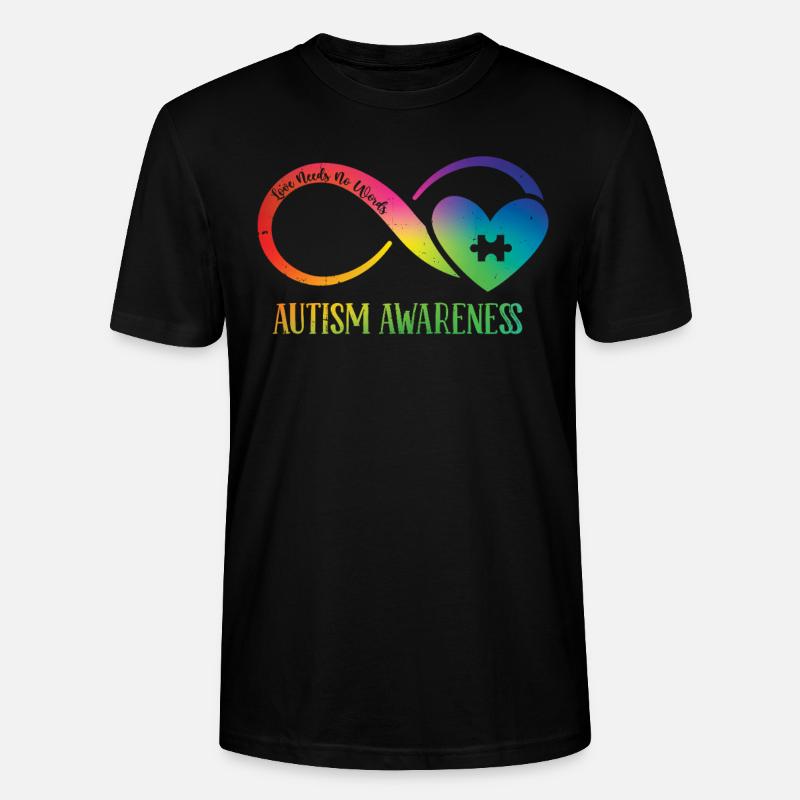 Autismus - Stanley/Stella Unisex Bio-T-Shirt CRAFTER - Schwarz