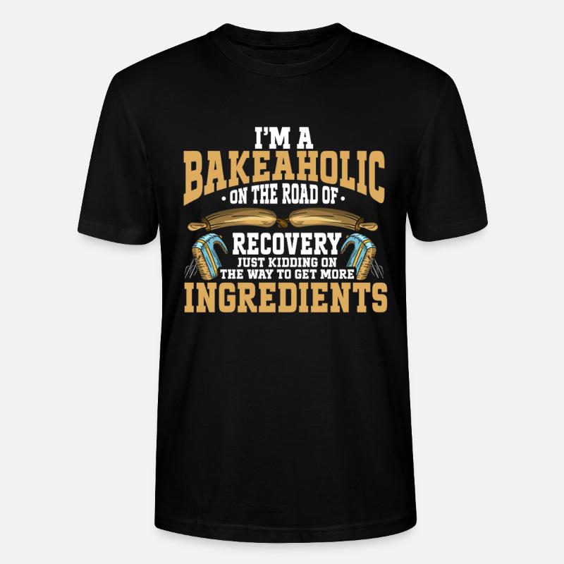Baking Bakery Baker - Stanley/Stella Unisex Bio-T-Shirt CRAFTER - Schwarz