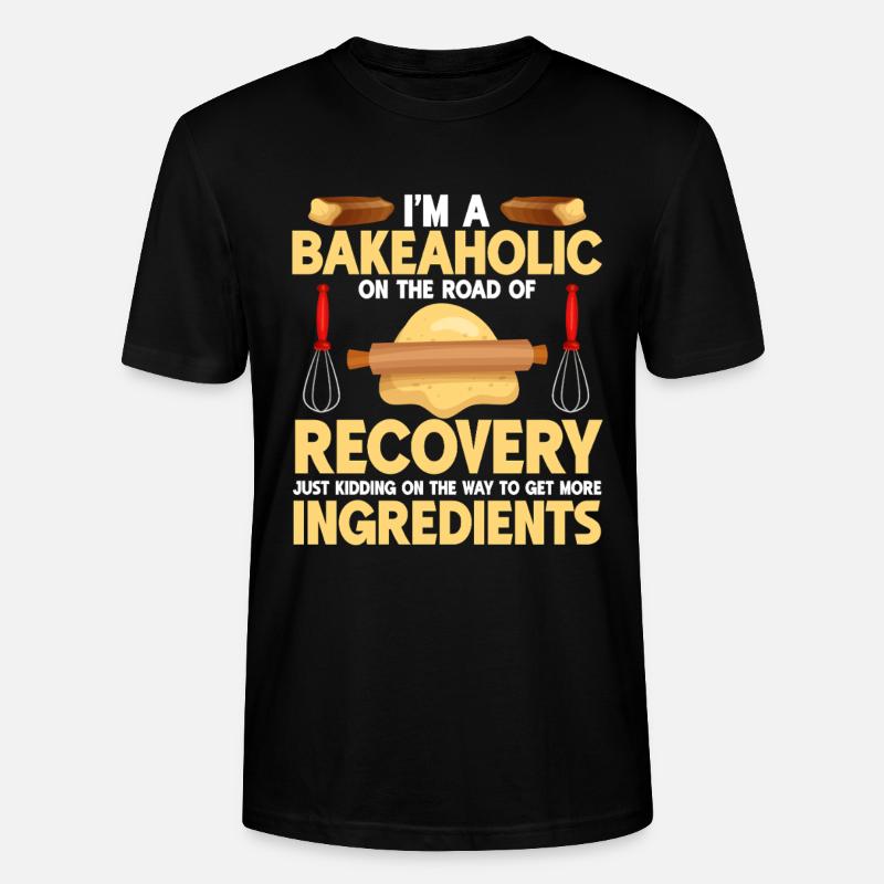 Baking Bakery Baker - Stanley/Stella Unisex Bio-T-Shirt CRAFTER - Schwarz