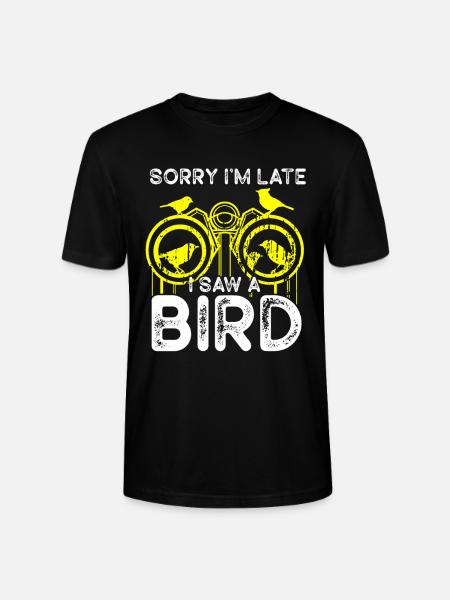 Bird Watching Cute Bird Lover - Stanley/Stella CRAFTER Unisex Organic T-Shirt - black