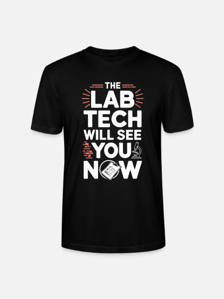 Microscope Enthusiast Lab Technician Science - Stanley/Stella CRAFTER Unisex Organic T-Shirt - black
