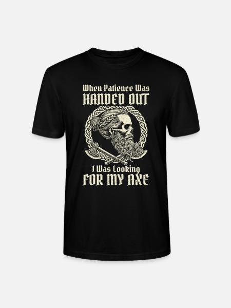 Viikinkien norjalaiset jumalat Nordmanin mytologia - Stanley/Stella CRAFTER unisex luomu-t-paita - musta