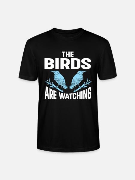 Bird Watching Cute Bird Lover - Stanley/Stella CRAFTER Unisex Organic T-Shirt - black