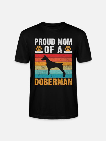 Doberman Gifts - Stanley/Stella Unisex Bio-T-Shirt CRAFTER - Schwarz