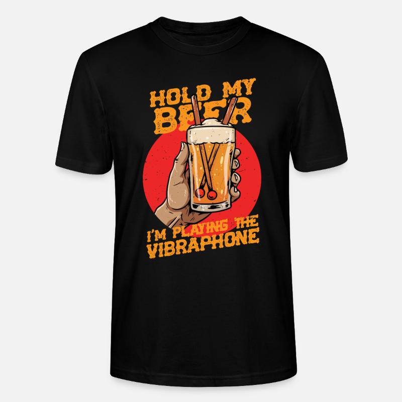 Vibraphone Marimba - Stanley/Stella CRAFTER Unisex Organic T-Shirt - black