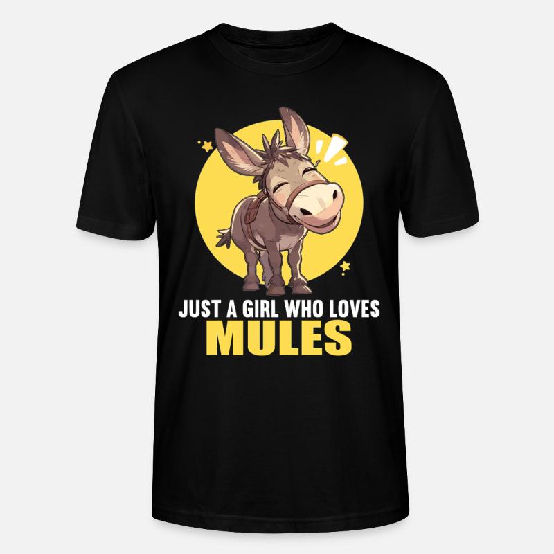Maultiere Maultier - Stanley/Stella Unisex Bio-T-Shirt CRAFTER - Schwarz