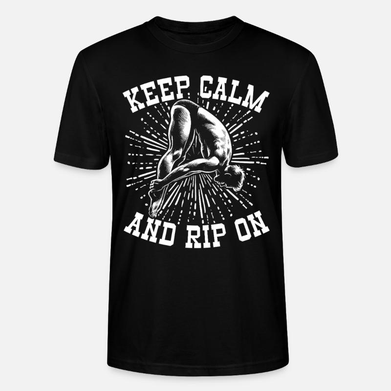 Tremplin Plongée Plongée Plongeurs - T-shirt bio CRAFTER Stanley Stella Unisexe - noir